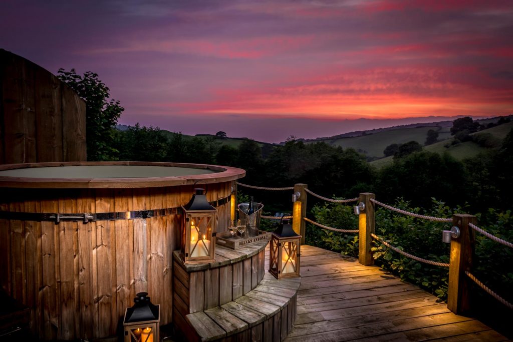 Glamping With Hot Tub South West Longlands Devon